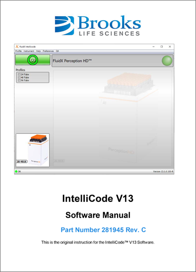 FluidX IntelliCode Decoding Software Manual