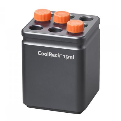 BCS-153 | Thermoconductive Tube Rack for 9 x 15mL Centrifuge Tubes (formerly CoolRack 15ml) | With Tubes