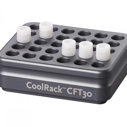 BCS-138 | Thermoconductive Tube Rack for 30 Cryo or FACS Tubes (formerly CoolRack CFT30) | With Tubes