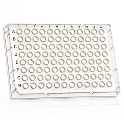 4ti-0970 | FrameStar 96 Well Skirted Optical Bottom PCR Plate | Front