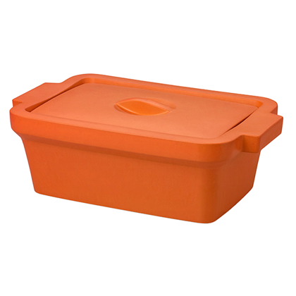 BCS-117OR | Ice Pan with Lid, Rectangle 4l