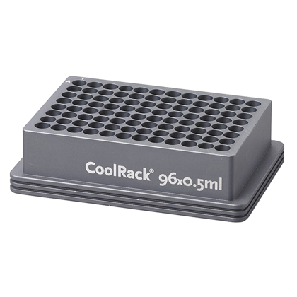 BCS-231 | CoolRack 96x0.5ml Thermoconductive Tube Rack for 96 x 0.5ml Barcoded Tubes