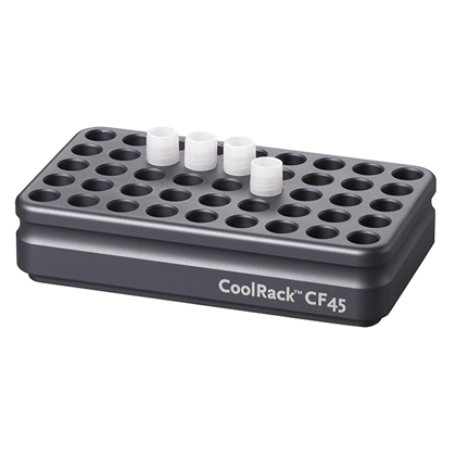 BCS-105 | Thermoconductive Tube Rack for 45 Cryo or FACS Tubes (formerly CoolRack CF45) | With Tubes