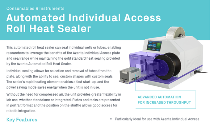 Automated Individual Access Roll Heat Sealer