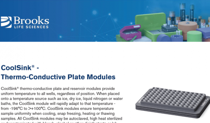 Thermoconductive Sinks Flyer