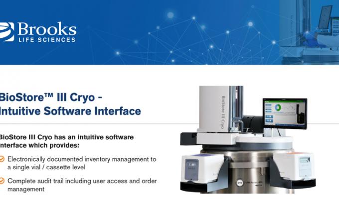BioStore™ III Cryo - Intuitive Software Interface Flyer