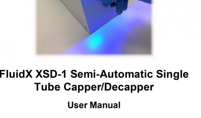 Semi-Automated Screw Cap Single Tube Decapper/Recapper Manual Request