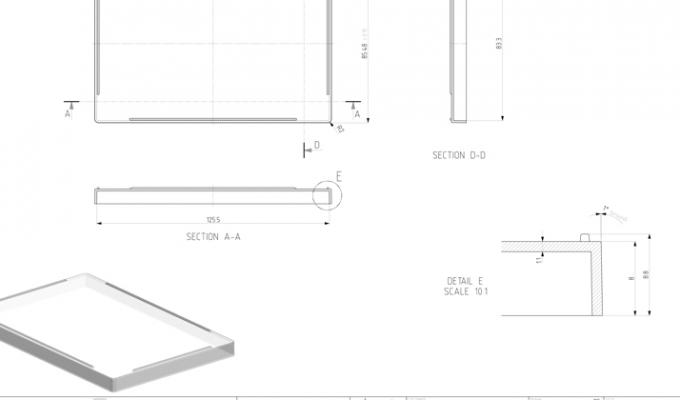 Universal Microplate Lid Technical Drawing