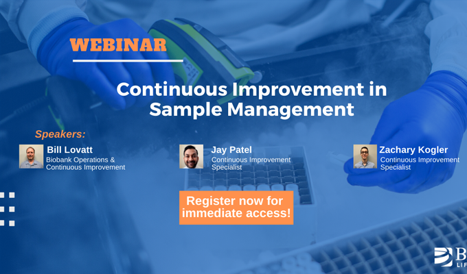 Continuous Improvement in Sample Management
