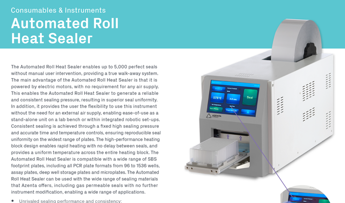 Automated Roll Heat Sealer Flyer