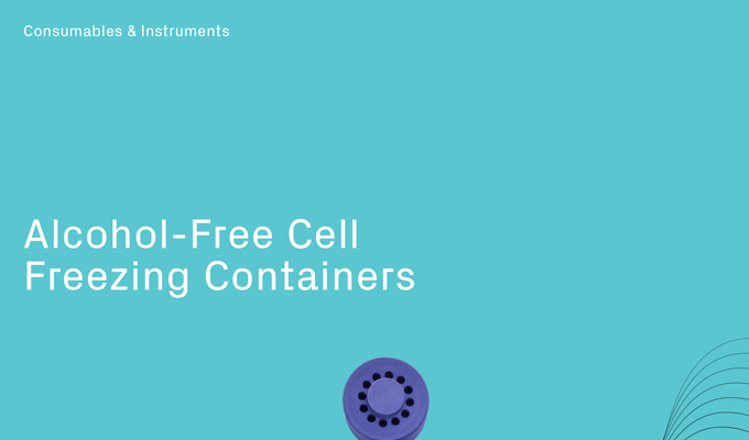 Alcohol-Free Cell Freezing Containers Flyer