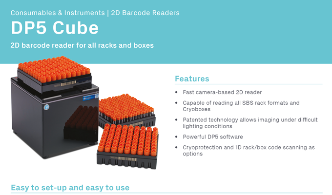 Ziath DP5 Cube Rack Reader Flyer