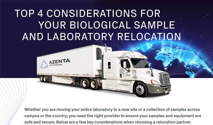 Top 4 Considerations for Your Biological Sample and Laboratory Relocation