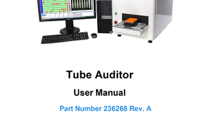 Tube Auditor User Manual