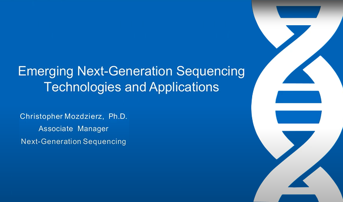 Emerging Next Generation Sequencing Technologies and Applications