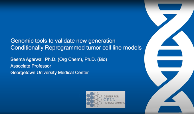 Tools to Validate Conditionally Reprogrammed Tumor Cell Line Models