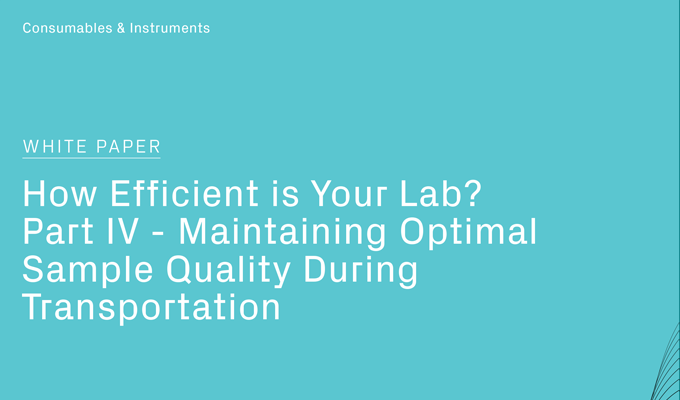 How Efficient Is Your Lab? Sample Quality During Transportation