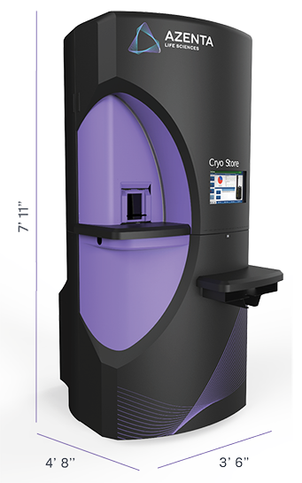 Azenta Cryo Store Pico with dimensions