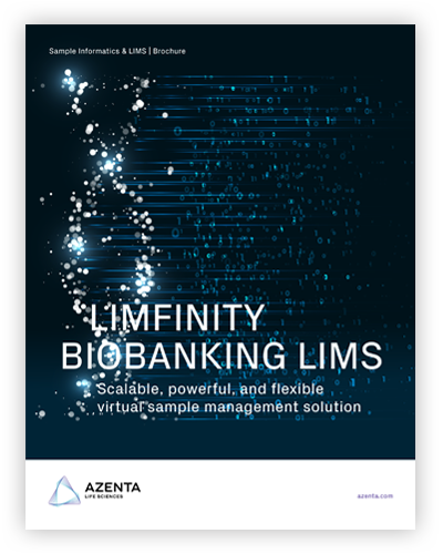 Limfinity Biobanking LIMS Brochure​