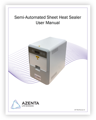 Semi-Automated Sheet Heat Sealer User Manual