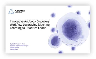 Innovative Antibody Discovery Workflow Leveraging Machine Learning to Prioritize Leads