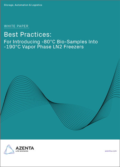 Best Practices for Introducing -80°C Biosamples into -190°C Vapor Phase LN2 Freezers