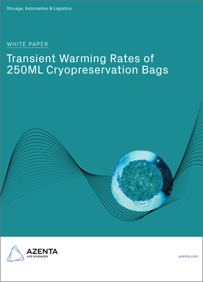 Transient Warming Rates of 250ML Cryopreservation Bags