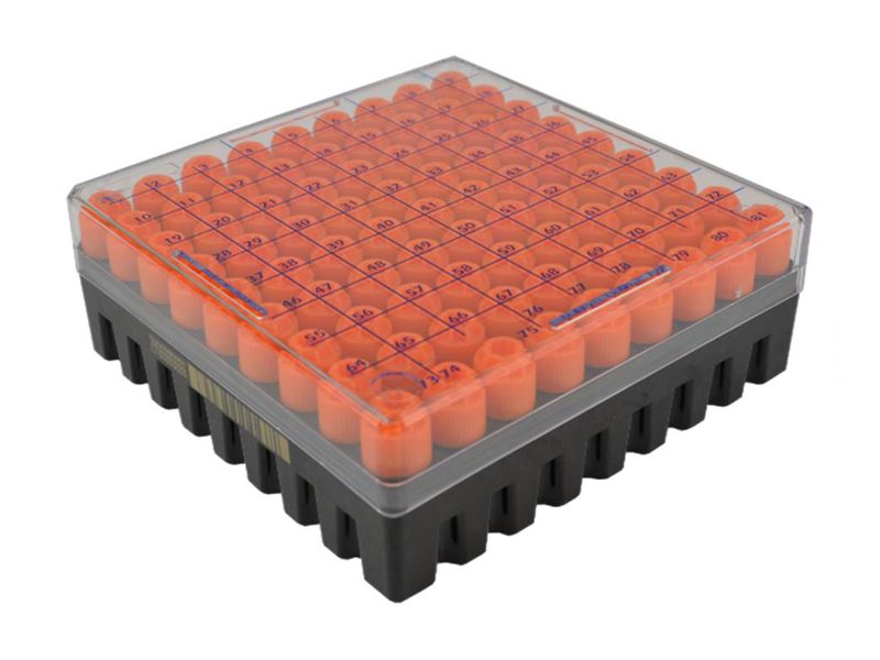 66-1801 | 9x9 Cryo Storage Rack | With Tubes