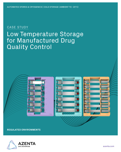Low Temperature Storage for Manufactured Drug Quality Control