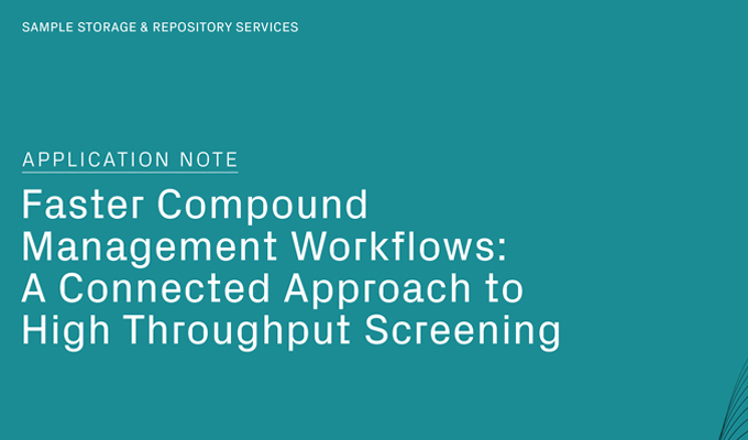 Compound Management: a Connected Approach to High Throughput Screening